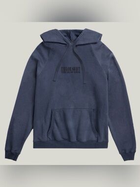 Taylor Swift The Eras International Tour Washed Blue Hoodie